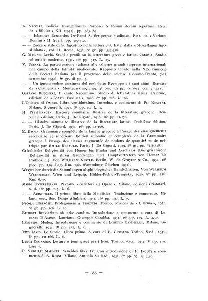 Il mondo classico rivista bimestrale bibliografica, scientifica, umanistica