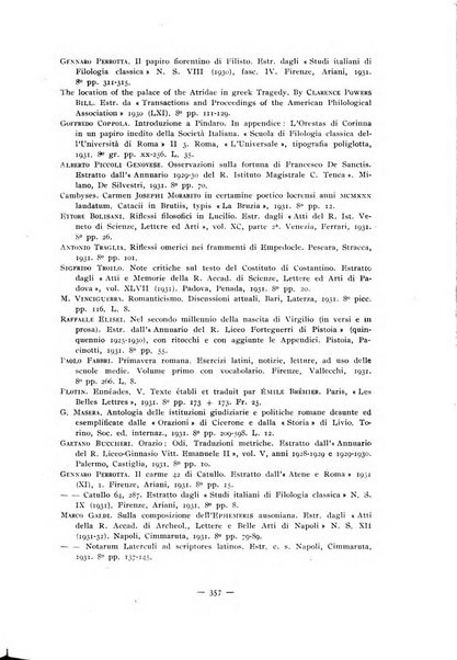 Il mondo classico rivista bimestrale bibliografica, scientifica, umanistica