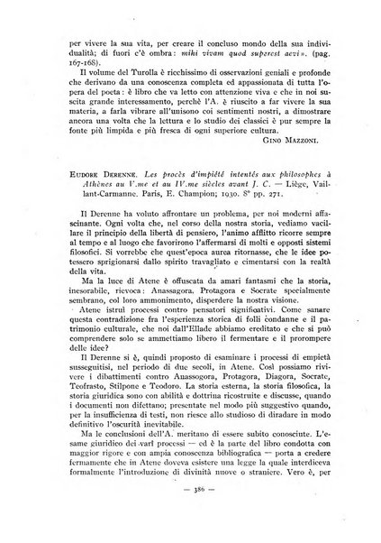 Il mondo classico rivista bimestrale bibliografica, scientifica, umanistica