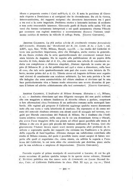 Il mondo classico rivista bimestrale bibliografica, scientifica, umanistica