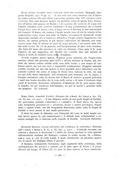 Il mondo classico rivista bimestrale bibliografica, scientifica, umanistica