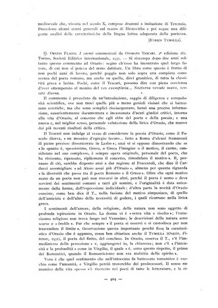 Il mondo classico rivista bimestrale bibliografica, scientifica, umanistica