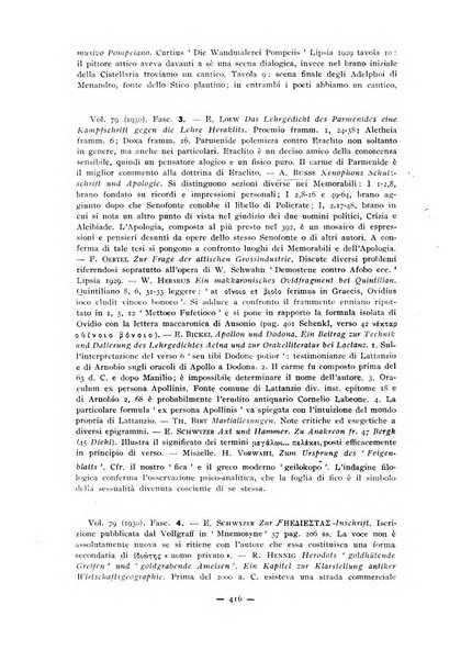 Il mondo classico rivista bimestrale bibliografica, scientifica, umanistica