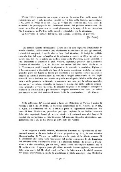 Il mondo classico rivista bimestrale bibliografica, scientifica, umanistica