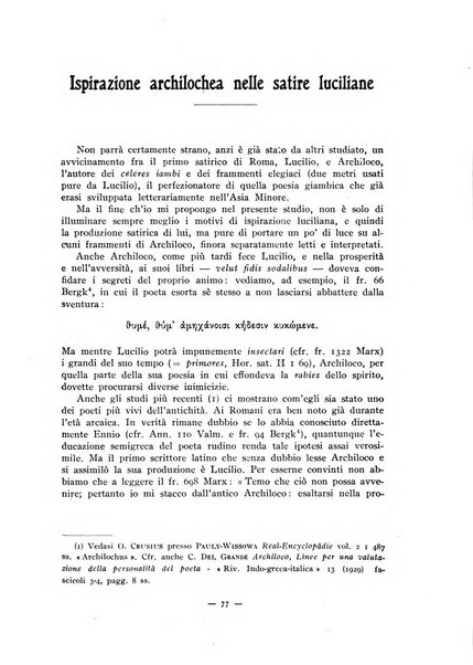 Il mondo classico rivista bimestrale bibliografica, scientifica, umanistica