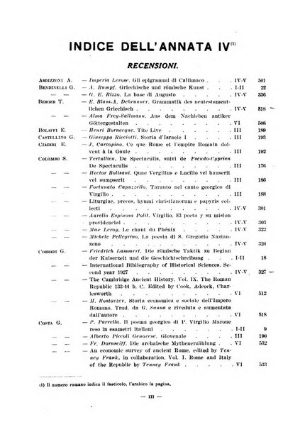 Il mondo classico rivista bimestrale bibliografica, scientifica, umanistica