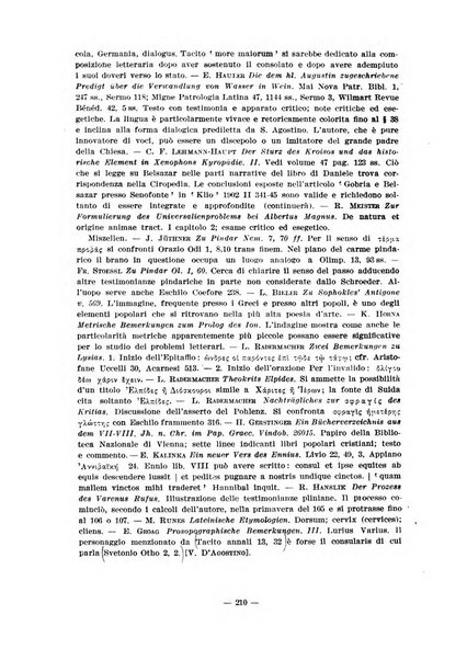 Il mondo classico rivista bimestrale bibliografica, scientifica, umanistica