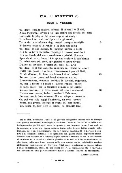 Il mondo classico rivista bimestrale bibliografica, scientifica, umanistica