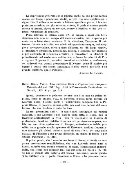 Il mondo classico rivista bimestrale bibliografica, scientifica, umanistica