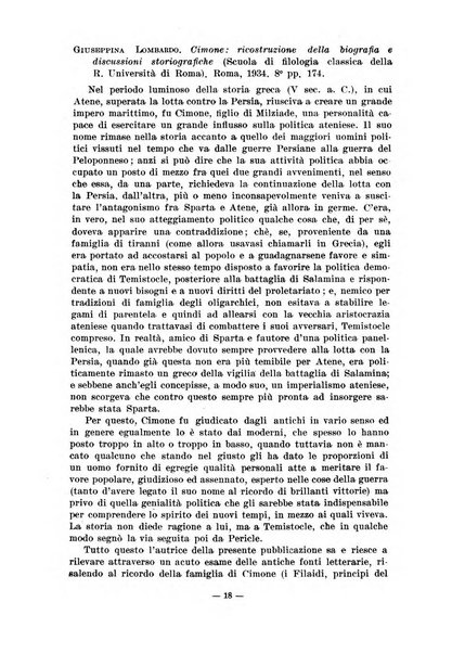 Il mondo classico rivista bimestrale bibliografica, scientifica, umanistica