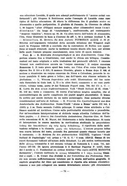 Il mondo classico rivista bimestrale bibliografica, scientifica, umanistica