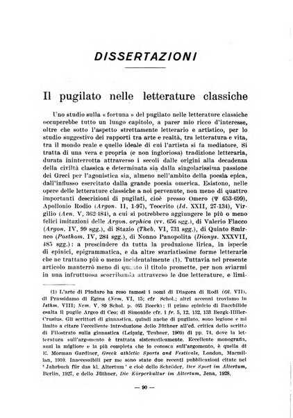 Il mondo classico rivista bimestrale bibliografica, scientifica, umanistica