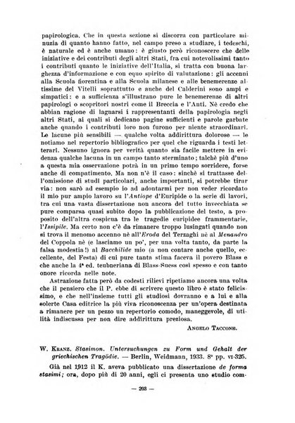 Il mondo classico rivista bimestrale bibliografica, scientifica, umanistica