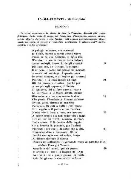 Il mondo classico rivista bimestrale bibliografica, scientifica, umanistica