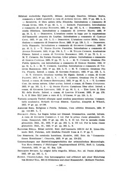 Il mondo classico rivista bimestrale bibliografica, scientifica, umanistica