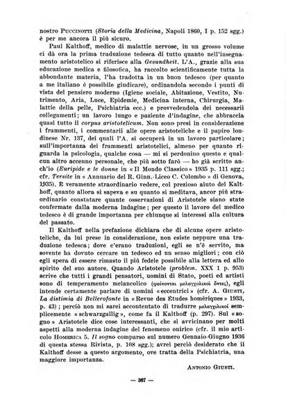 Il mondo classico rivista bimestrale bibliografica, scientifica, umanistica