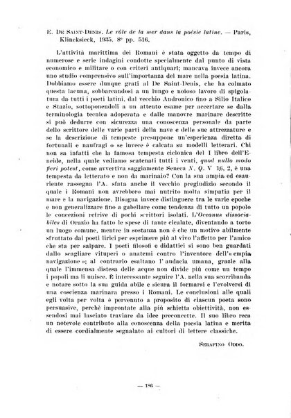 Il mondo classico rivista bimestrale bibliografica, scientifica, umanistica