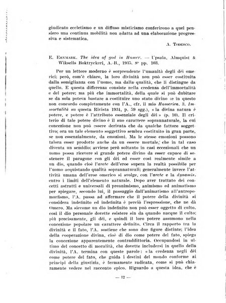 Il mondo classico rivista bimestrale bibliografica, scientifica, umanistica