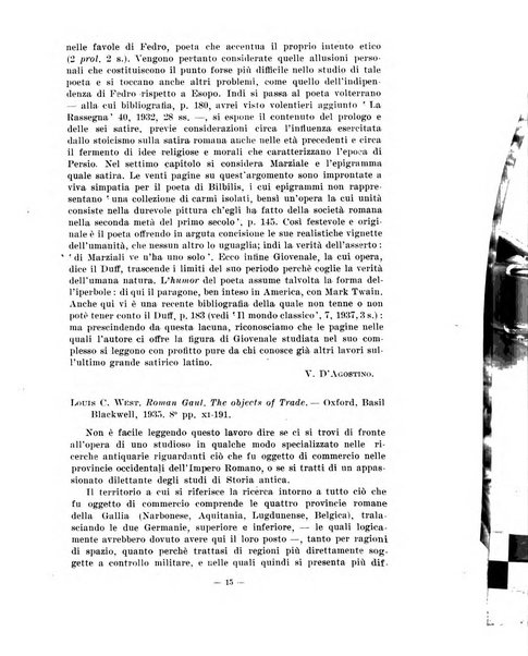 Il mondo classico rivista bimestrale bibliografica, scientifica, umanistica
