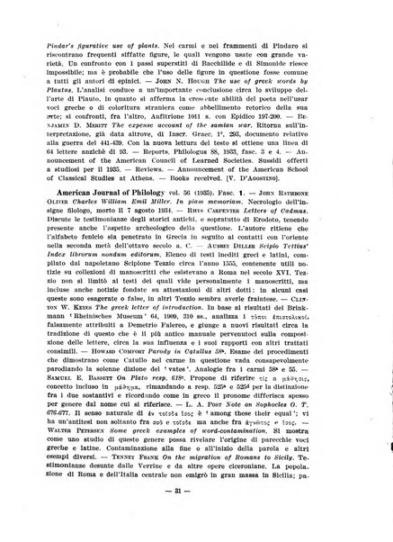 Il mondo classico rivista bimestrale bibliografica, scientifica, umanistica