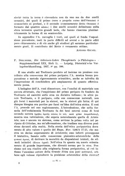 Il mondo classico rivista bimestrale bibliografica, scientifica, umanistica