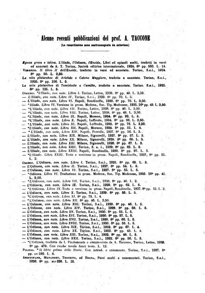 Il mondo classico rivista bimestrale bibliografica, scientifica, umanistica