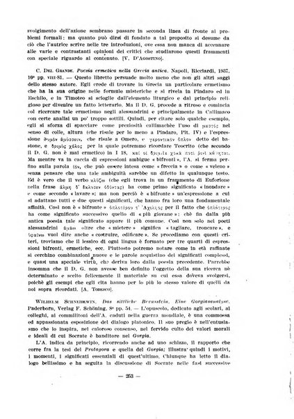 Il mondo classico rivista bimestrale bibliografica, scientifica, umanistica