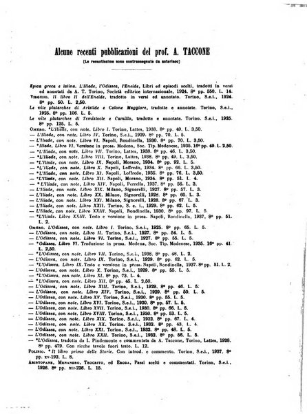 Il mondo classico rivista bimestrale bibliografica, scientifica, umanistica