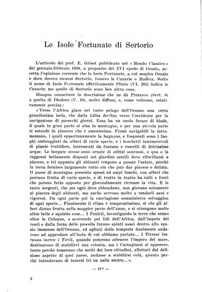 Il mondo classico rivista bimestrale bibliografica, scientifica, umanistica