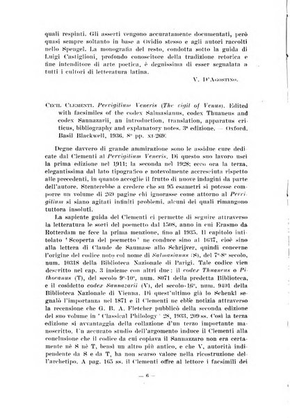 Il mondo classico rivista bimestrale bibliografica, scientifica, umanistica