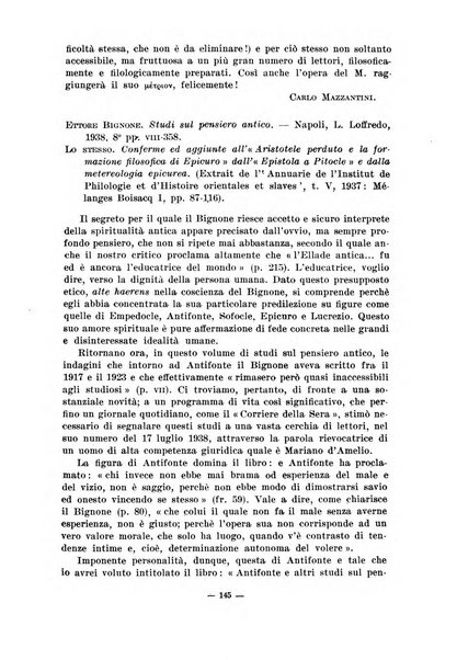 Il mondo classico rivista bimestrale bibliografica, scientifica, umanistica