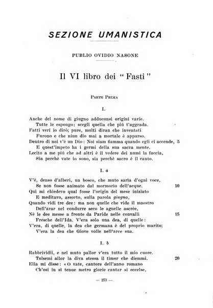 Il mondo classico rivista bimestrale bibliografica, scientifica, umanistica