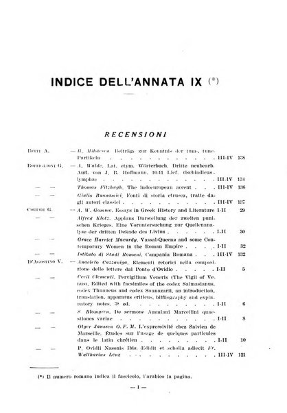 Il mondo classico rivista bimestrale bibliografica, scientifica, umanistica