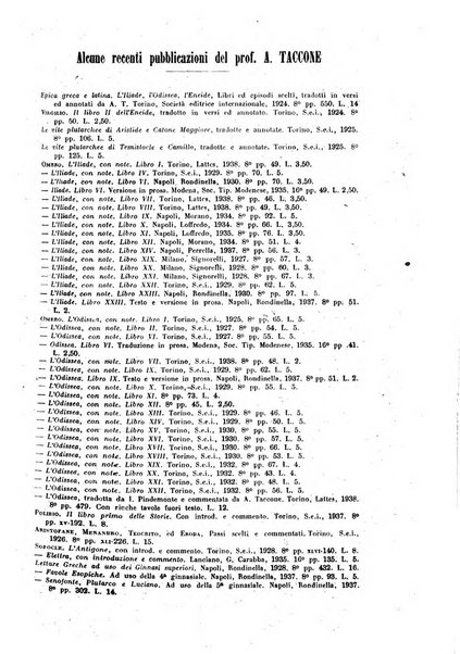 Il mondo classico rivista bimestrale bibliografica, scientifica, umanistica