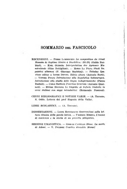 Il mondo classico rivista bimestrale bibliografica, scientifica, umanistica