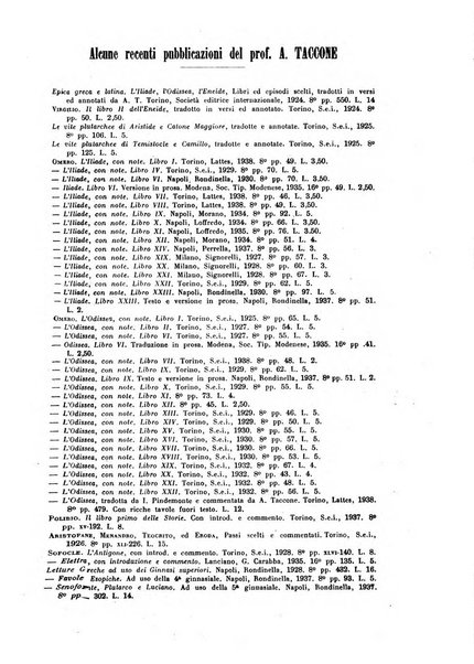 Il mondo classico rivista bimestrale bibliografica, scientifica, umanistica