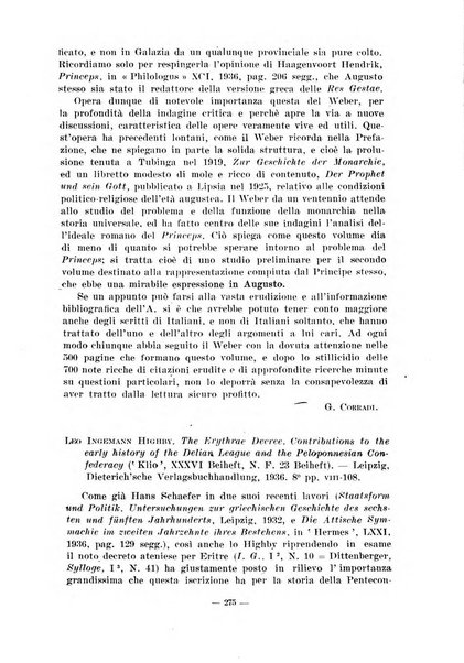 Il mondo classico rivista bimestrale bibliografica, scientifica, umanistica