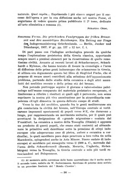 Il mondo classico rivista bimestrale bibliografica, scientifica, umanistica