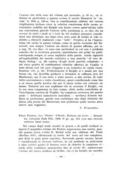 Il mondo classico rivista bimestrale bibliografica, scientifica, umanistica