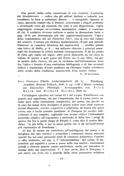 Il mondo classico rivista bimestrale bibliografica, scientifica, umanistica