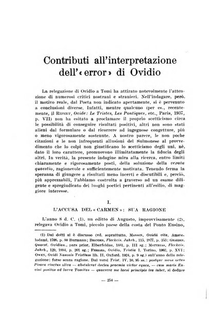 Il mondo classico rivista bimestrale bibliografica, scientifica, umanistica