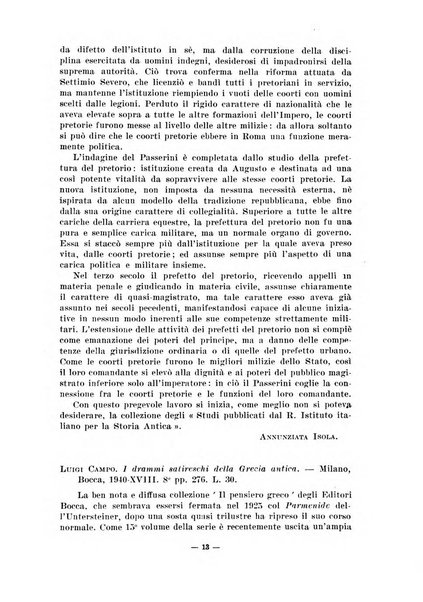 Il mondo classico rivista bimestrale bibliografica, scientifica, umanistica