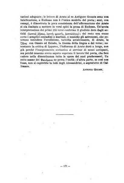 Il mondo classico rivista bimestrale bibliografica, scientifica, umanistica