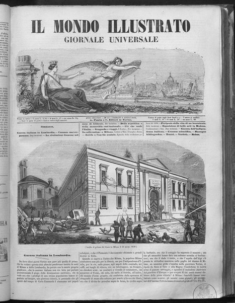 Il mondo illustrato : giornale universale