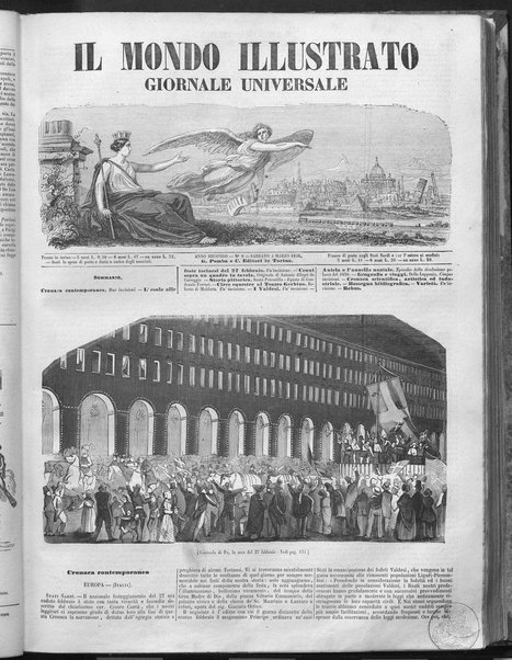 Il mondo illustrato : giornale universale