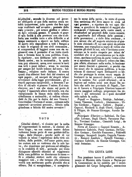 Mondo vecchio e mondo nuovo : ogni giorno costa un grano