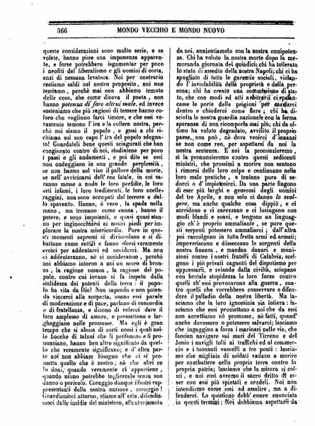 Mondo vecchio e mondo nuovo : ogni giorno costa un grano