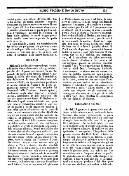 Mondo vecchio e mondo nuovo : ogni giorno costa un grano