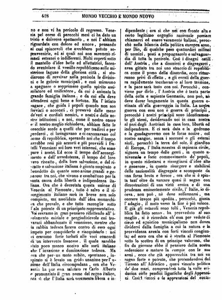 Mondo vecchio e mondo nuovo : ogni giorno costa un grano