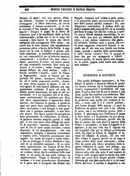 Mondo vecchio e mondo nuovo : ogni giorno costa un grano